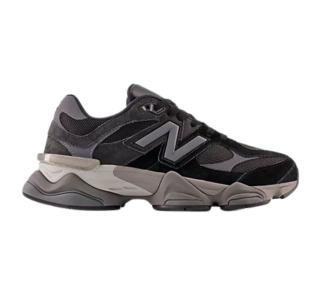 New Balance Men's 9060 Sneakers - Black/Castlerock/Rain Cloud - Comfortable Running Shoes for Men | Perfect for Jogging, Gym Workouts & Casual Wear