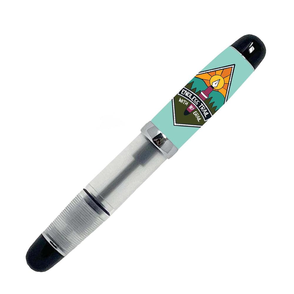 Opus 88 × Matt DeFord Outdoor Series Endless Trails Fountain Pen - Premium Japanese Eyedropper Fountain Pen for Writing, Sketching & Journaling - Perfect for Outdoor Adventures, Travel & Everyday Use