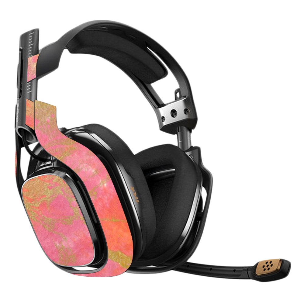 MightySkins Vinyl Decal Wrap Cover for Astro A40 3rd Gen Gaming Headset - Thai Marble Design, Protective & Durable Skin, Easy to Apply & Remove, Made in USA | Perfect for Gaming, Streaming & Customizing Your Headset Style