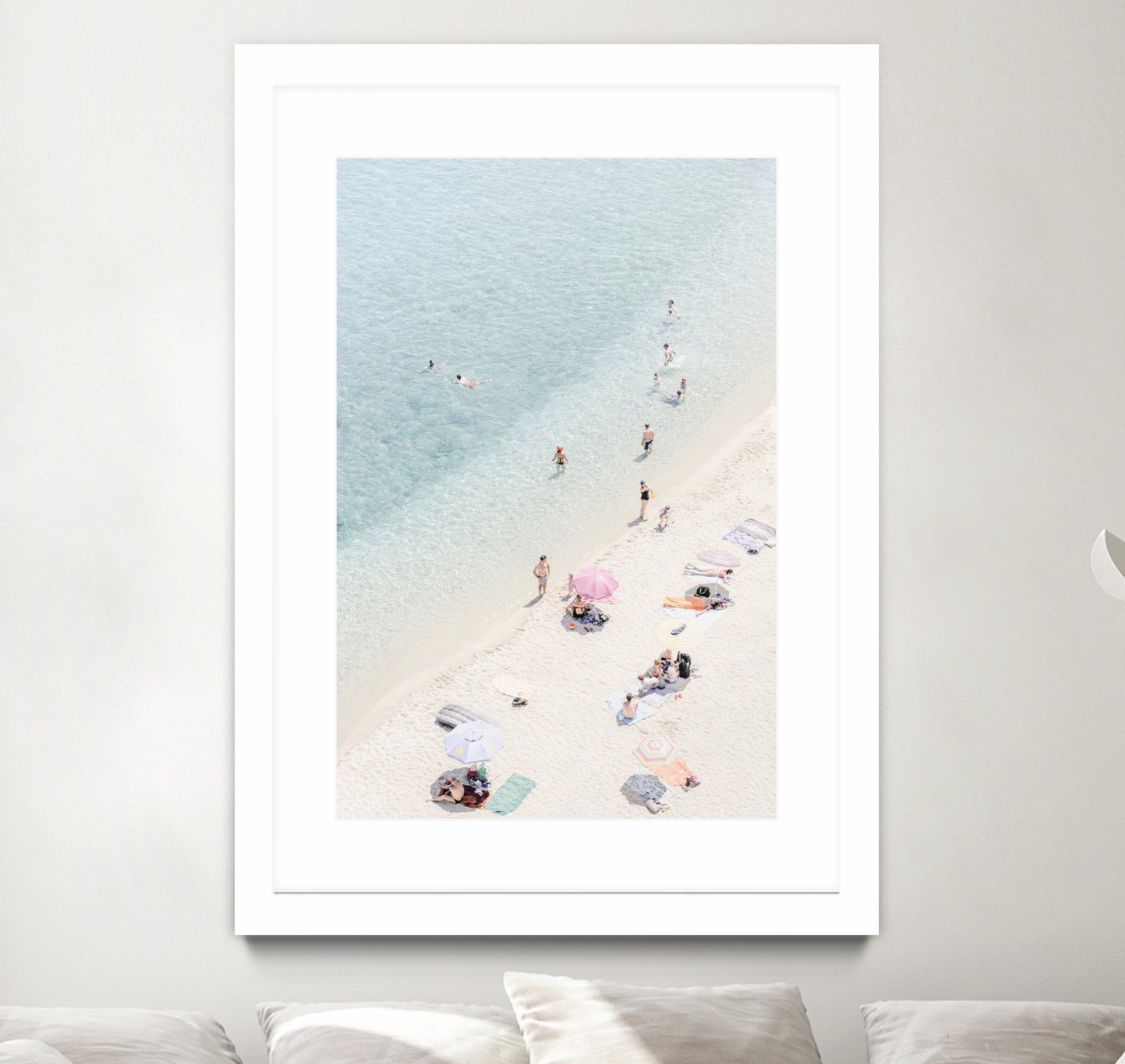 Stunning Aerial Beach View 2 - High Resolution Wall Art Print for Home & Office Decor | Perfect for Coastal Theme, Vacation Vibes, and Relaxing Spaces