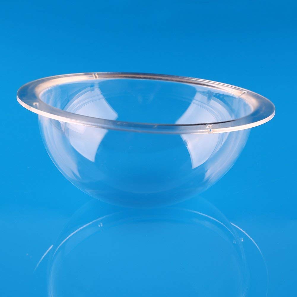 3.15 Inch (80mm) Clear Acrylic Dome Camera Cover with 4 Mounting Holes - CCTV Security Camera Housing Replacement for Indoor/Outdoor Use - Perfect for Surveillance Systems, Retail Stores & Home Security