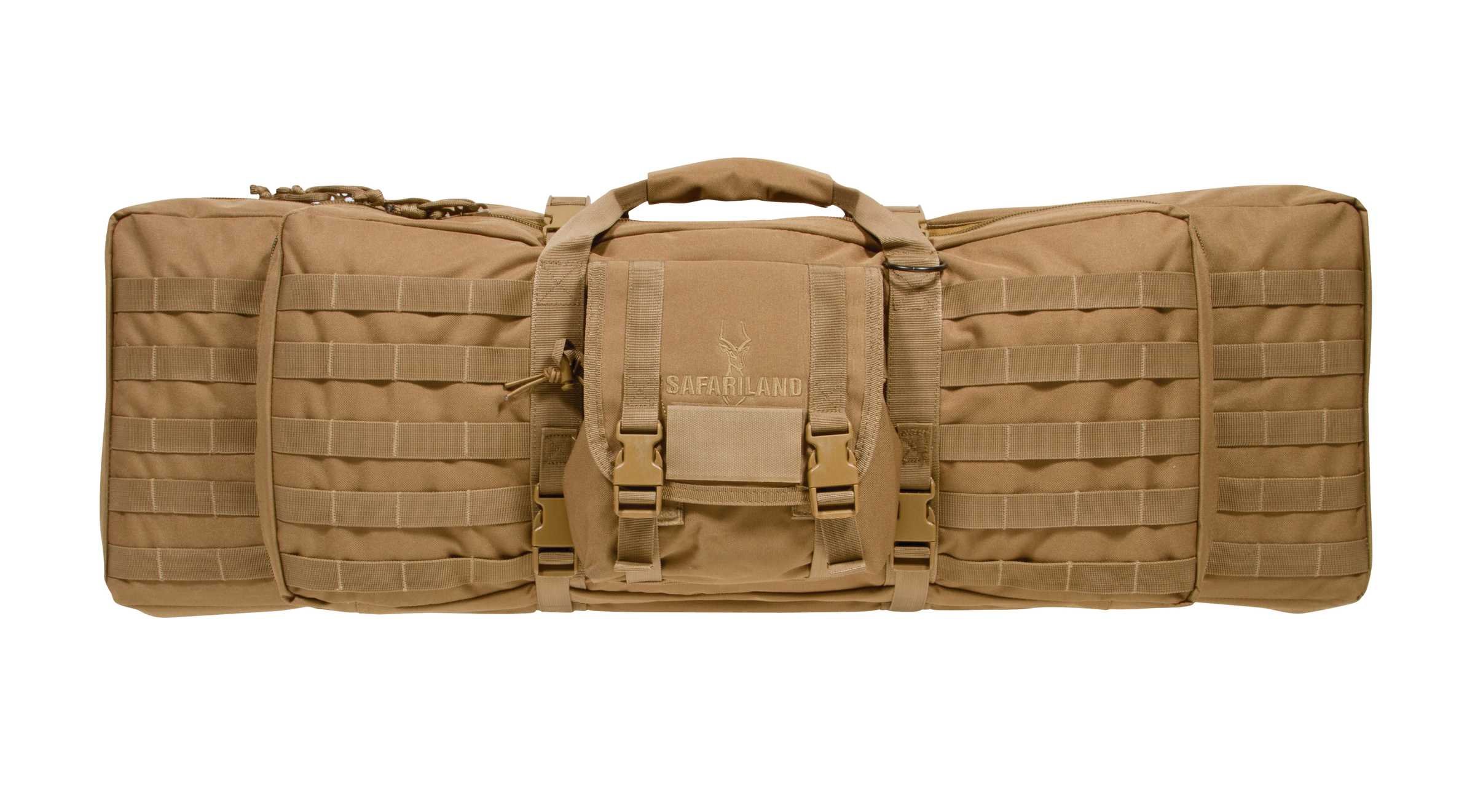 Safariland Heavy Duty Dual Rifle Case with Lockable Zippers & Adjustable Backpack Straps - Perfect for Hunting, Shooting Range, and Firearm Transport