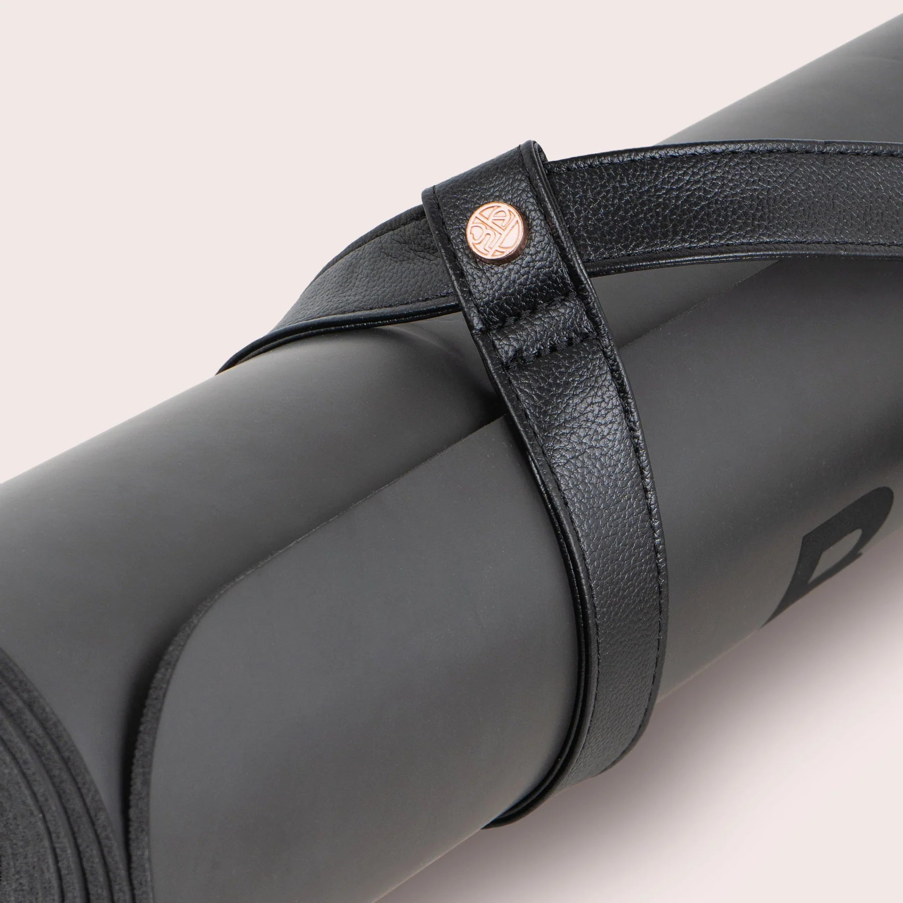 BAHE Premium Non-Slip Yoga Mat Harness in Anthracite - Ideal for Hot Yoga, Pilates & Home Workouts