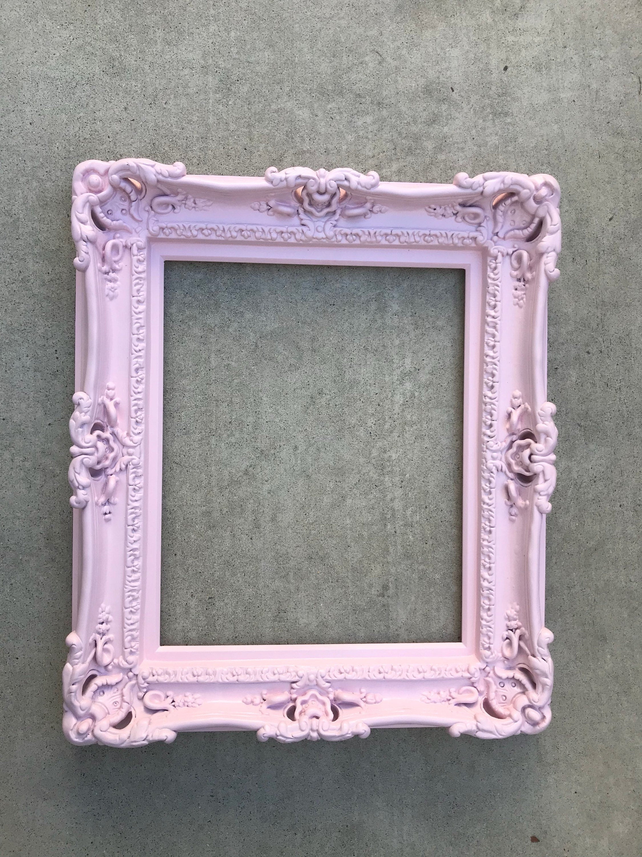 20x24 Inch Baby Pink Picture Frame - Elegant French Style Children's Room Decor for Nursery, Bedroom & Playroom - Perfect for Displaying Photos, Artwork & Memories
