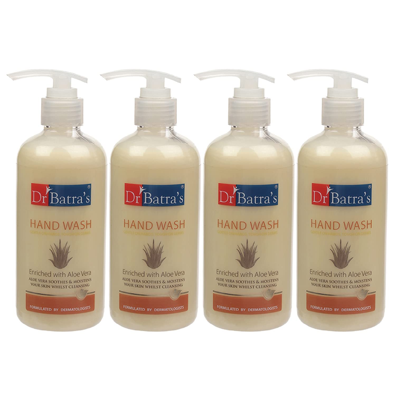 Dr. Batra's Natural Hand Wash with Aloe Vera & Tea Tree Oil – Antibacterial & Moisturizing for Daily Hygiene at Home, Office & Travel