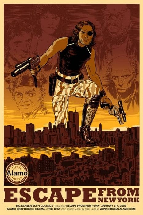 Escape From New York Movie DVD - Classic 1981 Action Thriller Film Starring Kurt Russell | Perfect for Movie Nights & Sci-Fi Fans