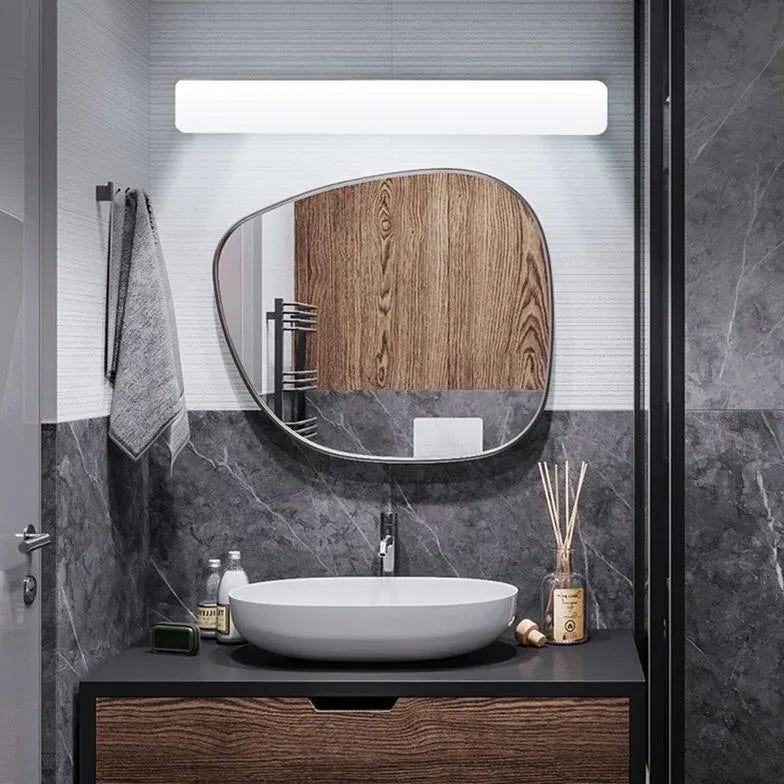 Modern White Rectangular LED Flush Mount Ceiling Light - Energy Efficient Dimmable Lighting for Bedroom, Kitchen, Living Room & Office