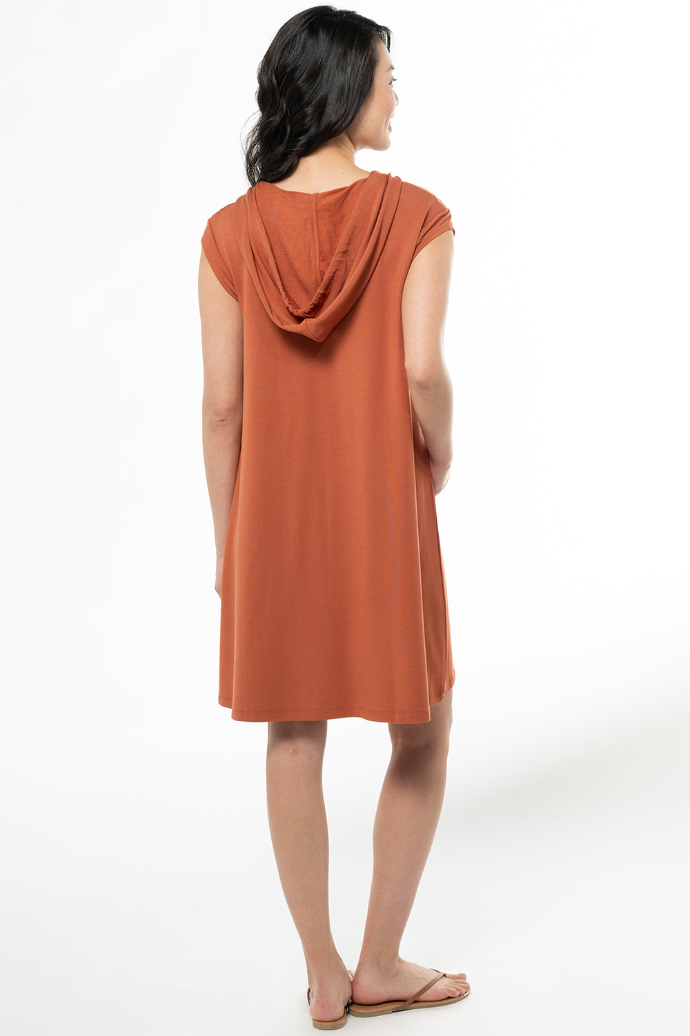 Daphne Women's Bamboo Hoodie Dress - Soft & Comfortable Long Sleeve Casual Pullover Sweater Dress for Lounge, Travel & Everyday Wear