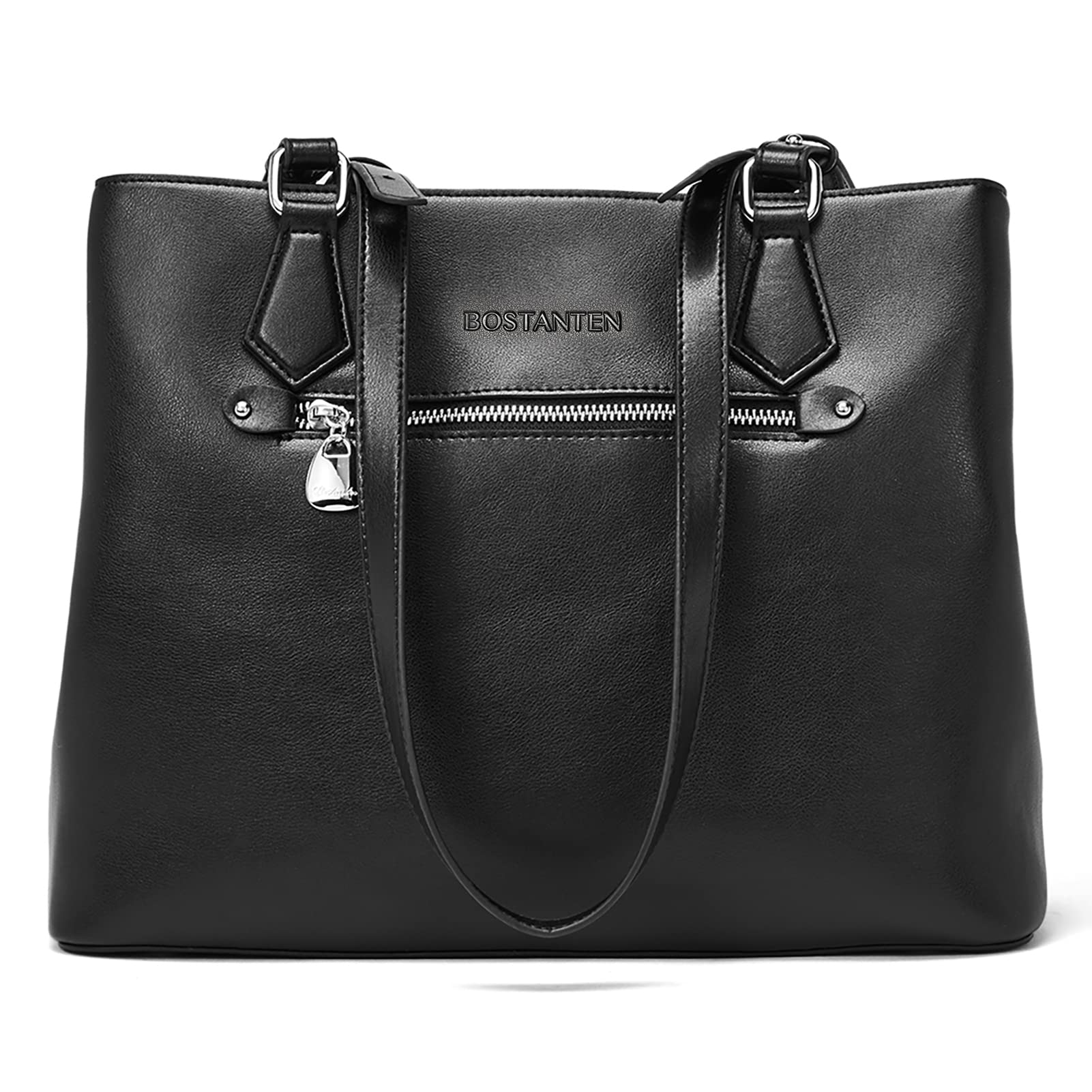 BOSTANTEN Women's Leather Handbag - Soft Designer Shoulder Bag with Top Handle for Work, Travel & Everyday Use