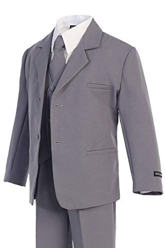 iGirlDress Boys Formal Suit Set - 3 Piece Dress Suit with Shirt, Vest & Pants for Weddings, Parties & Special Occasions