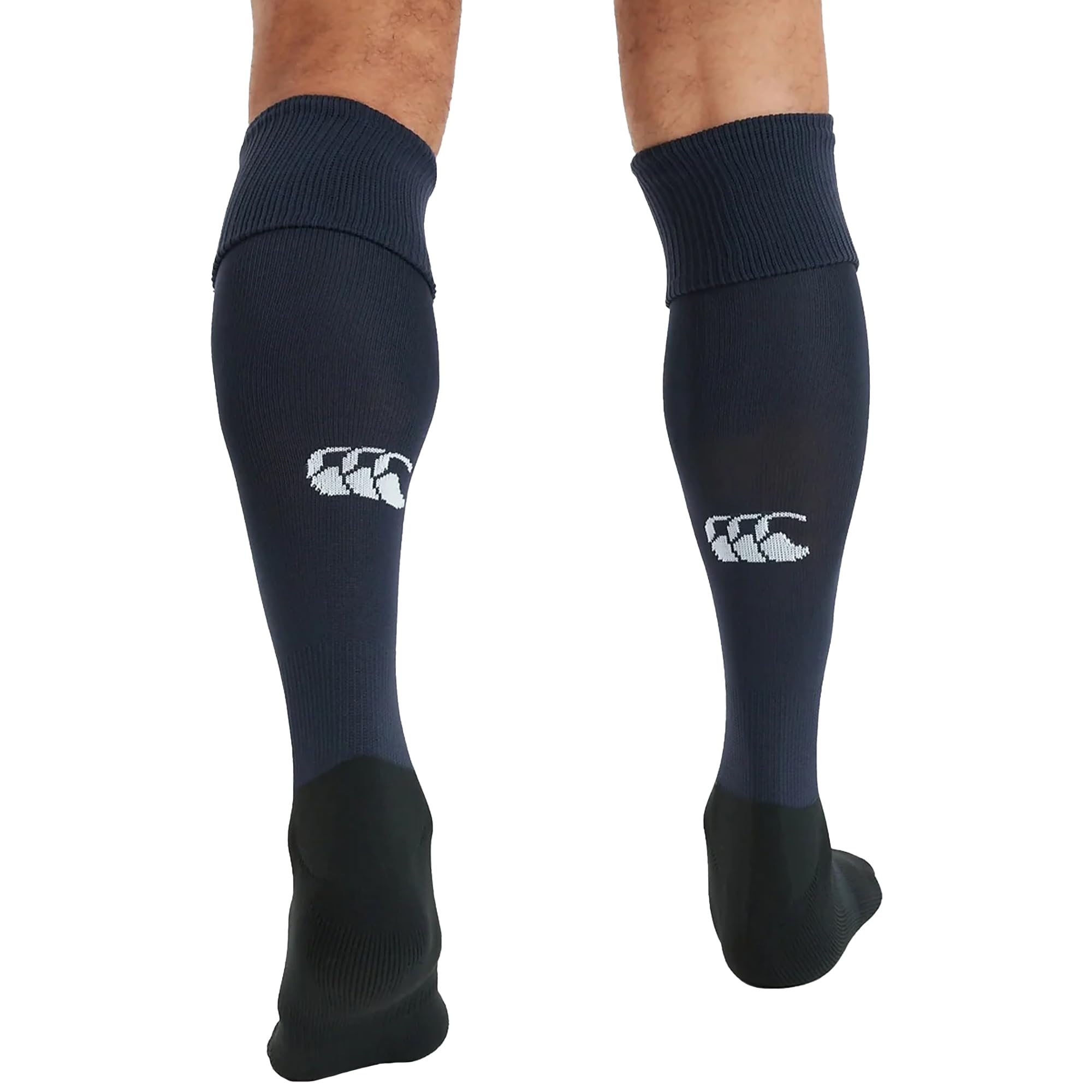 Canterbury Men's Rugby Sport Socks - Medium Size, Navy Blue - Perfect for Rugby Matches, Training & Casual Wear