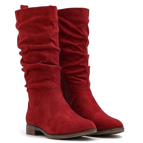 Suede Red