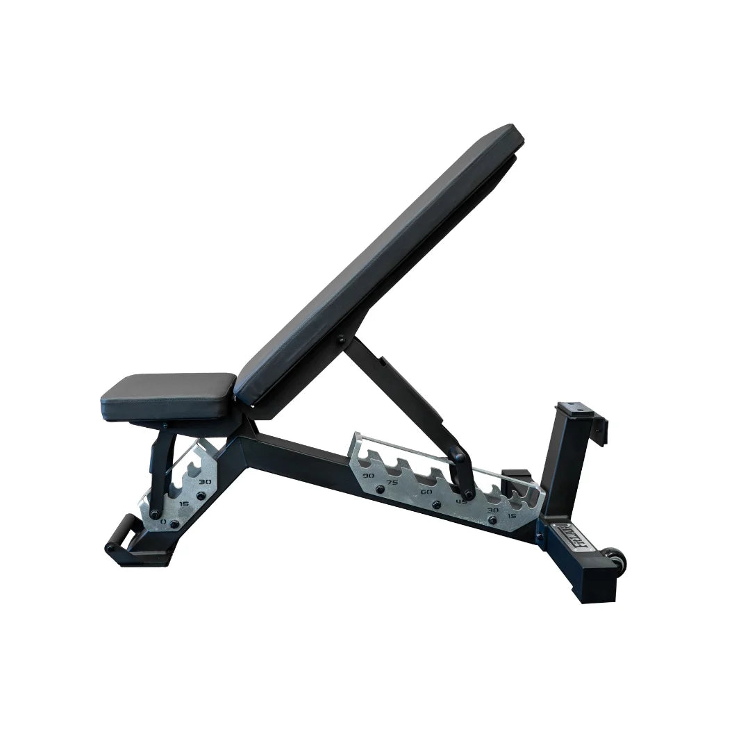 FITLAB Commercial Pro Series Adjustable Weight Bench for Strength Training - Heavy Duty Gym Equipment for Full Body Workout | Perfect for Home Gym & Commercial Fitness Centers