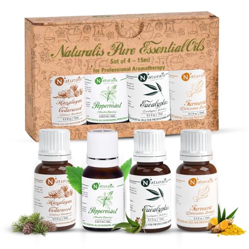 Cedarwood, Peppermint, Eucalyptus & Turmeric