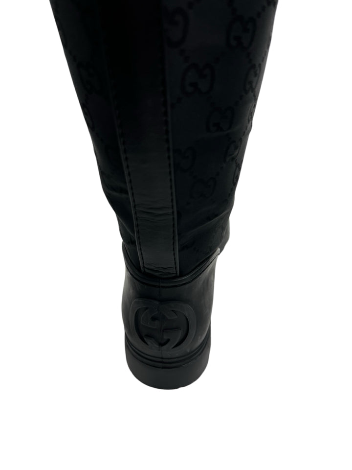 Gucci Prato Nylon Rain Boots for Women - Size 36 (US 6) - Waterproof Chelsea Boots for Rainy Days & Outdoor Adventures