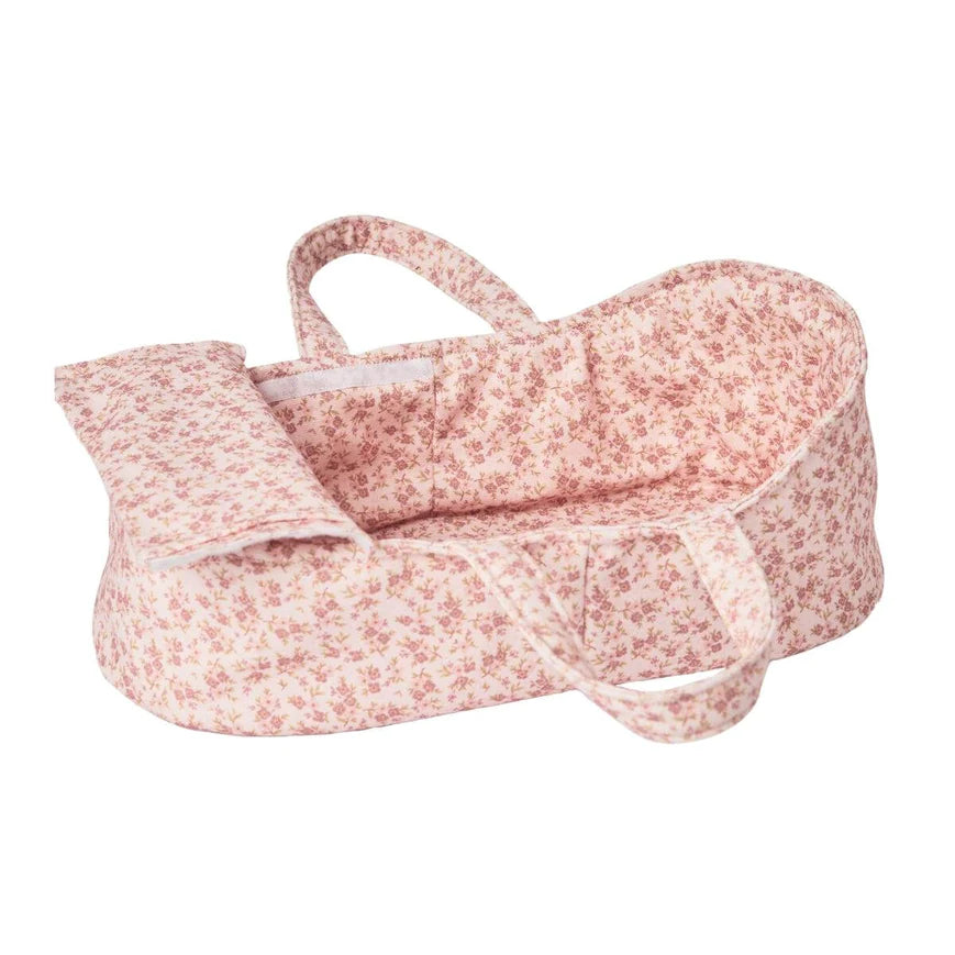 Dinkum Dolls Baby Carry Cot Meadow - Portable Infant Bassinet for Newborns & Toddlers - Perfect for Travel, Napping & Outdoor Adventures