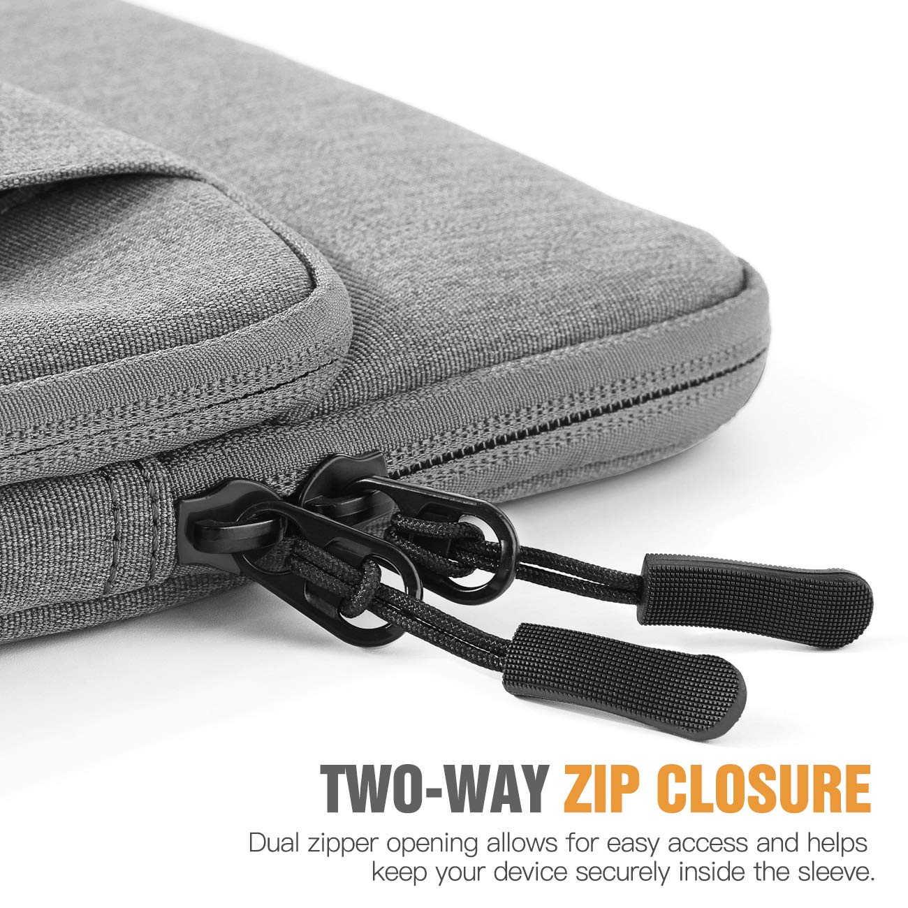 TiMOVO 13-14 Inch Laptop Sleeve Bag with Multiple Pockets - Compatible with MacBook Air/Pro M1/M2, iPad Pro/Air 13