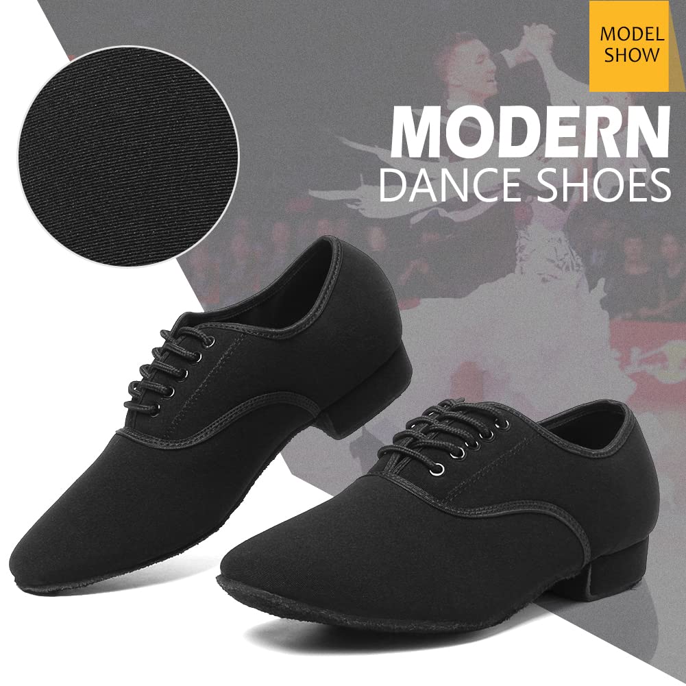Professional Men's Latin Dance Shoes for Ballroom, Tango & Waltz - Modern Standard Performance Dancing Shoes for Men | Perfect for Competitions, Performances & Social Dancing