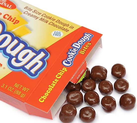 Delicious Chocolate Chip Cookie Dough Bites - 12oz Box | Ready-to-Eat Sweet Snack for Parties, Gifts & Dessert Lovers | Perfect for Movie Nights, Office Treats & Holiday Celebrations