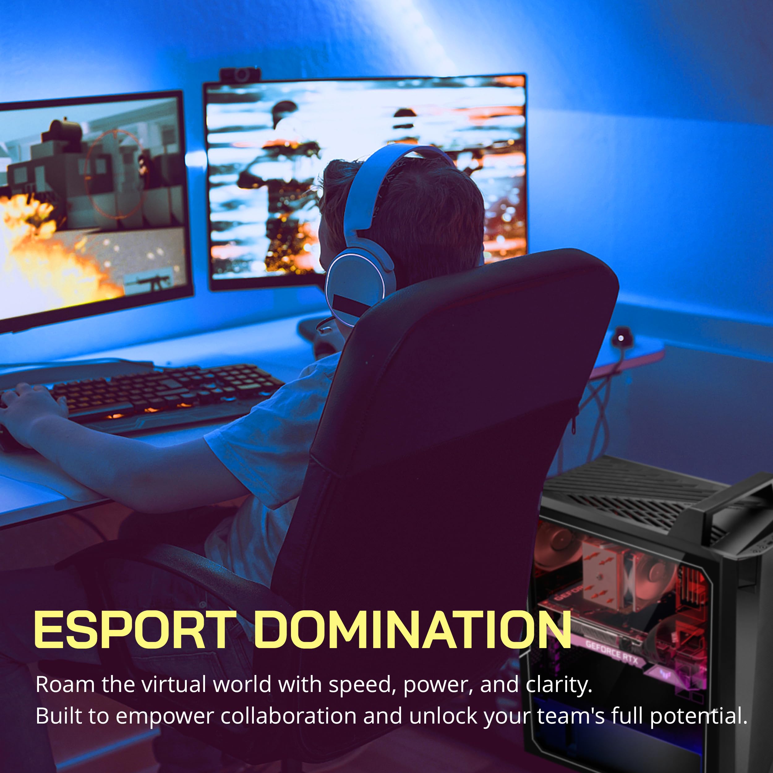 ASUS ROG Gaming Desktop PC 2022 - Intel Core i7-12700F, 32GB DDR4 RAM, 1TB SSD + 1TB HDD, NVIDIA RTX 3060 12GB, Windows 11 Pro - Ultimate Gaming & Streaming Setup for Esports & Content Creation