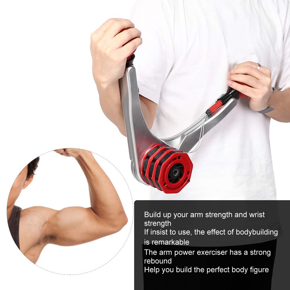 Adjustable Arm Power Exerciser - Body Strength & Muscle Trainer for Home Fitness - Perfect for Workouts, Physical Therapy & Strength Training
