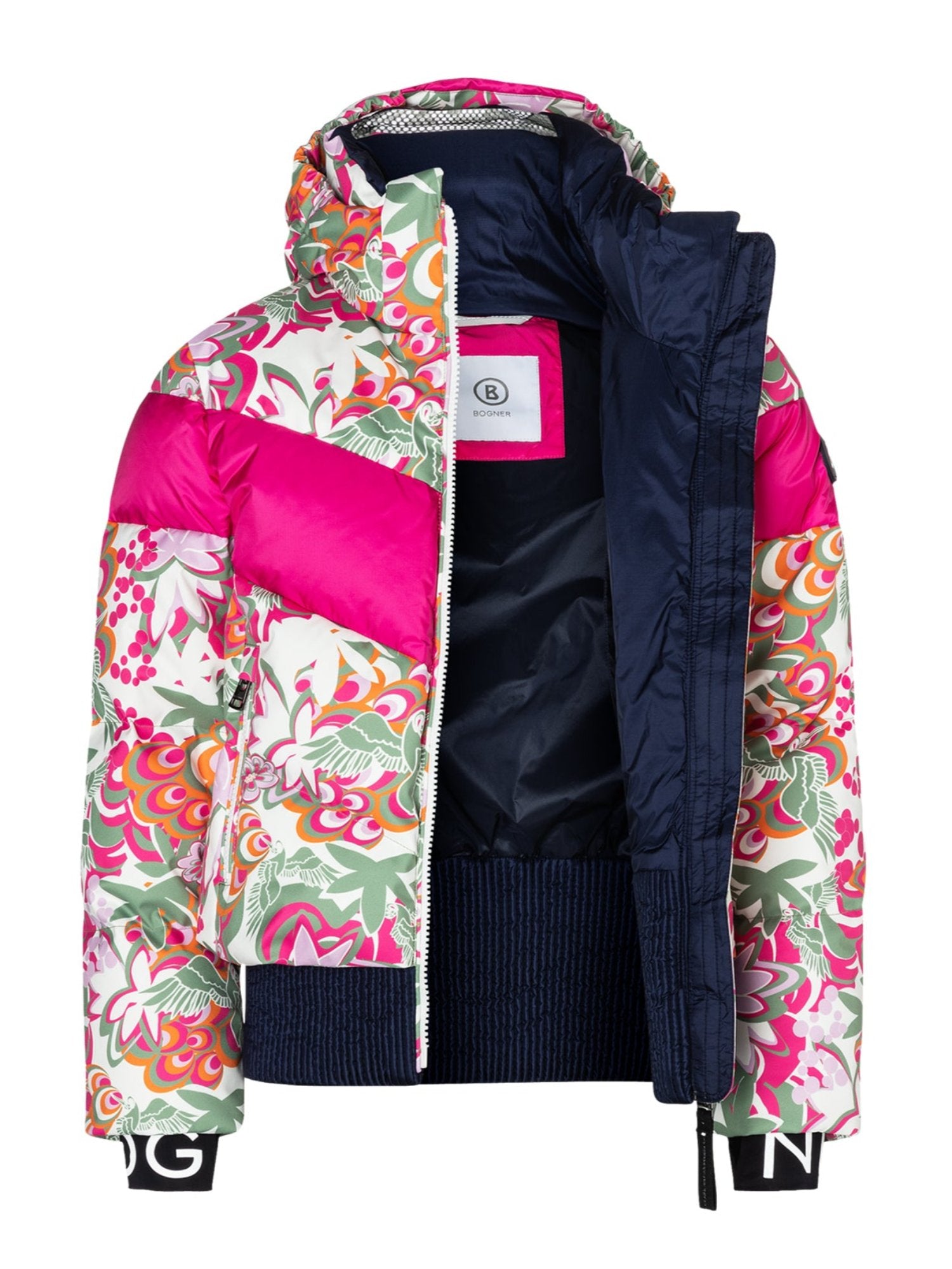 Kira Fleur Women's Lightweight Down Ski Jacket - Waterproof Winter Coat for Skiing, Snowboarding & Outdoor Activities