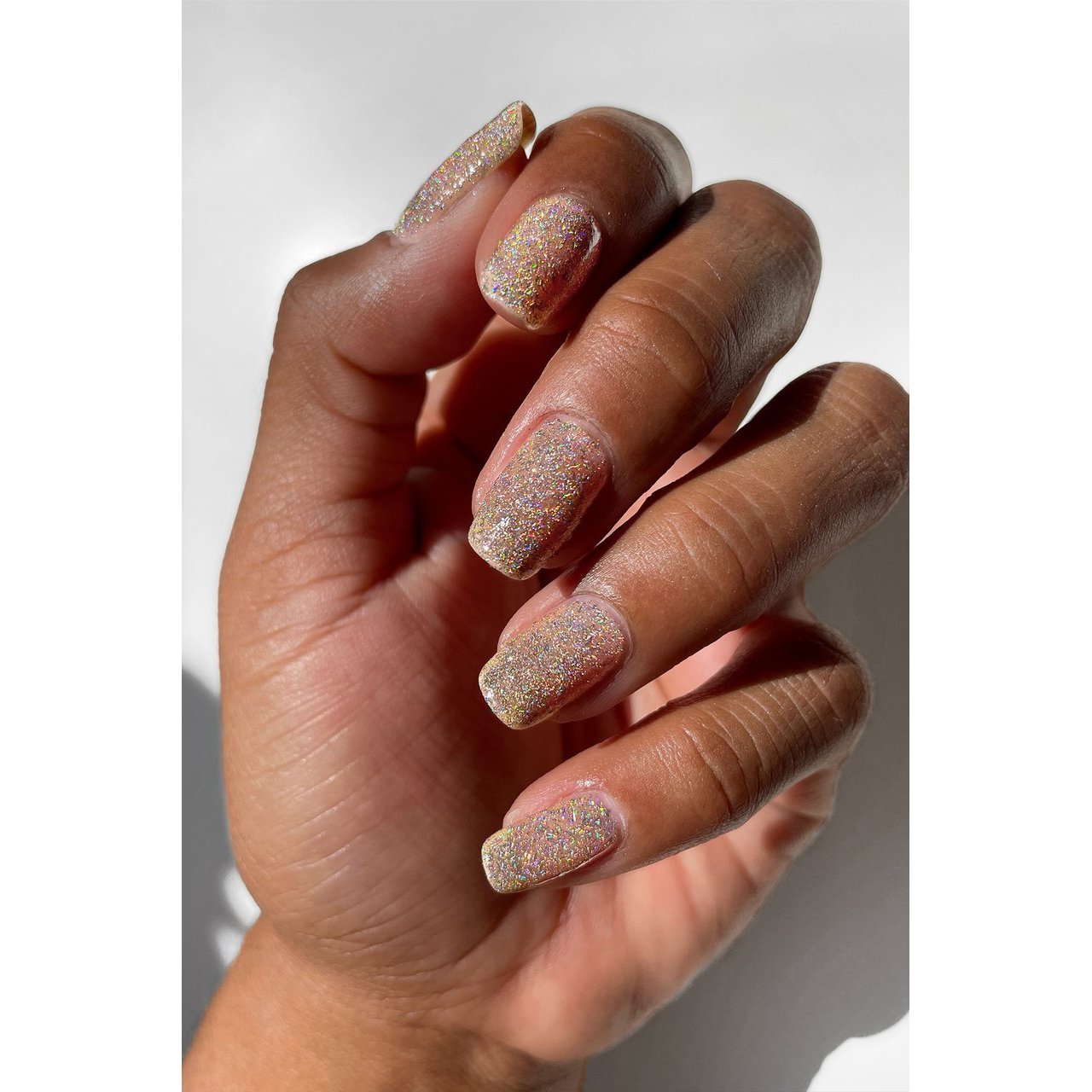 Cirque Colors Champagne Diamond Nail Polish - 0.37 oz Long Lasting Vegan & Cruelty Free Nail Lacquer for Women - Perfect for Manicures, Pedicures, and Special Occasions