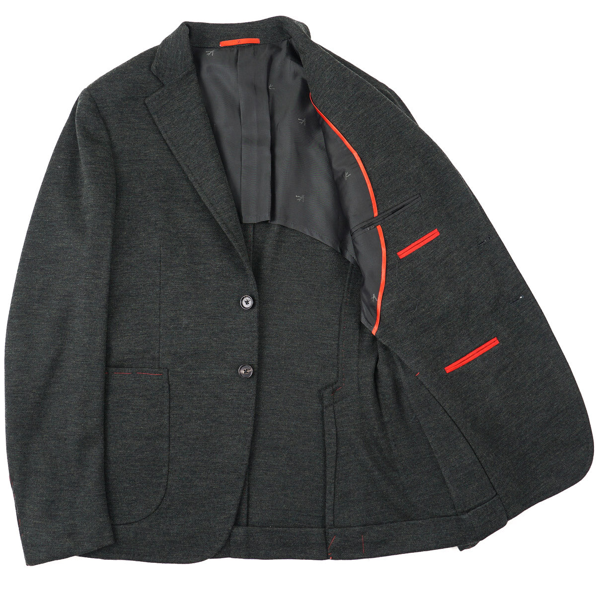 Isaia Pique Jersey Wool Sport Coat for Men - Premium Italian Wool Blazer for Business & Formal Occasions - Perfect for Office, Weddings & Special Events