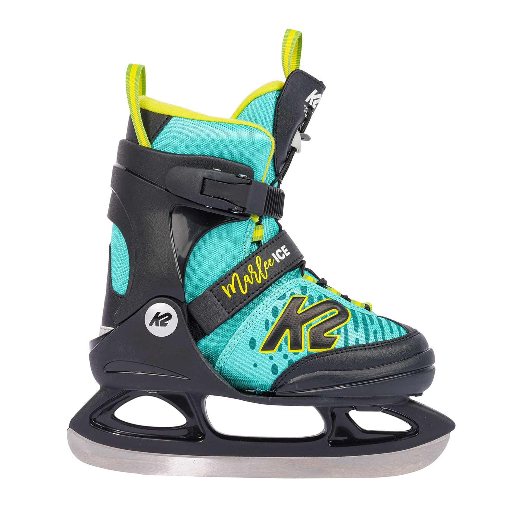 K2 Marlee Adjustable Ice Skates for Girls - Youth Figure Skates with Comfortable Fit for Beginners & Recreational Skating - Perfect for Ice Rinks, Outdoor Ponds & Winter Sports