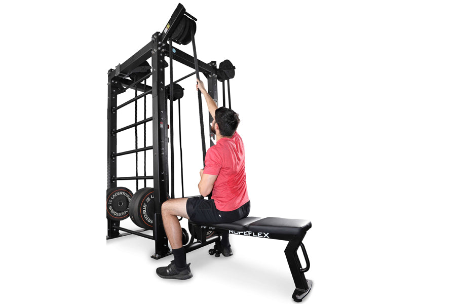 Ropeflex RXPRO2 Adjustable Rope Trainer Attachment - Customizable Strength Training Equipment for Home Gym & CrossFit Workouts