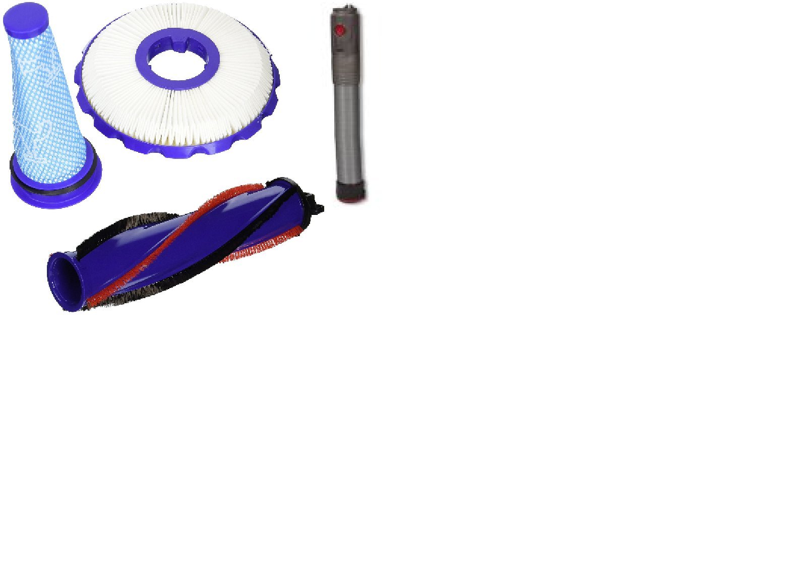 Dyson DC50 Vacuum Filter, Hose & Roller Brush Replacement Kit - Compatible with Dyson DC50 Upright Vacuum Cleaner - Perfect for Home Cleaning & Pet Hair Removal
