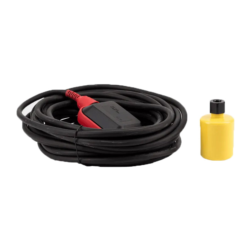 Automatic Submersible Pump Float Switch for Water Tanks - 10m Lead Cable - Ideal for Basement, Pool, and Septic Tank Water Level Control