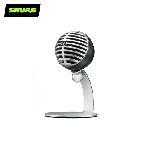 Shure MV5 & MV5C USB Digital Condenser Microphone for Podcasting, Streaming & Home Recording - Professional Studio-Quality Sound for Content Creators