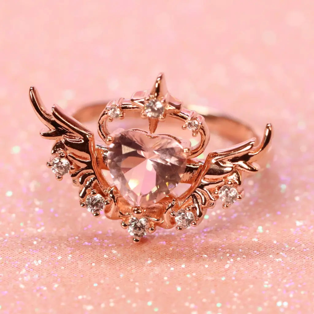 Camilla Ring - Sunset Pink Cubic Zirconia Fashion Jewelry for Women | Perfect for Parties, Weddings & Everyday Wear