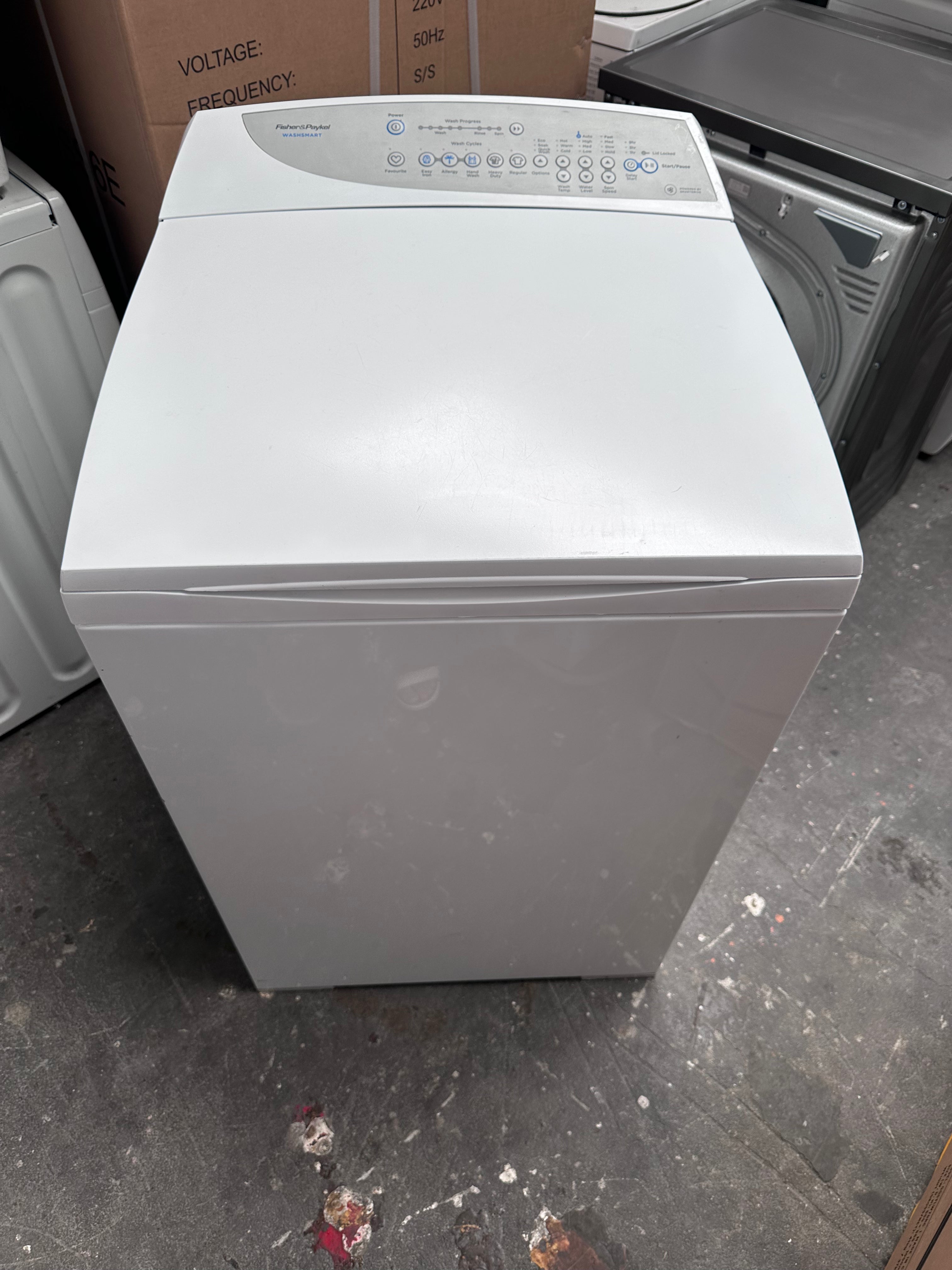 Fisher & Paykel 7kg WashSmart Top Loader Washing Machine - Certified Refurbished | Energy Efficient Laundry Solution for Small Homes & Apartments
