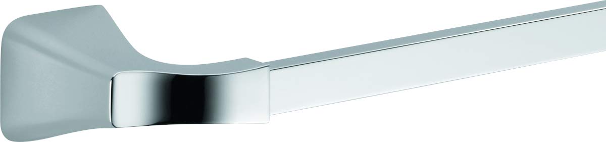 Delta Faucet Tesla 24-Inch Chrome Towel Bar - Bathroom Accessory for Modern Homes, Perfect for Bathrooms, Spas & Luxury Hotels