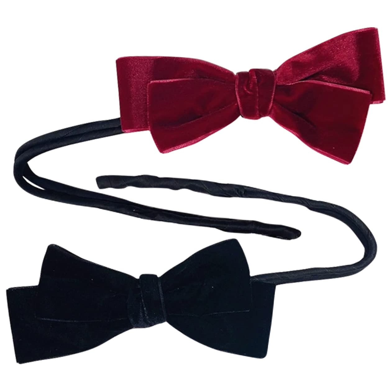Lurrose 2-Pack Thick Bow Knot Hair Curler Tool - DIY Hair Bun Maker for Long Hair - Perfect for Wedding, Prom, Party & Everyday Hairstyles
