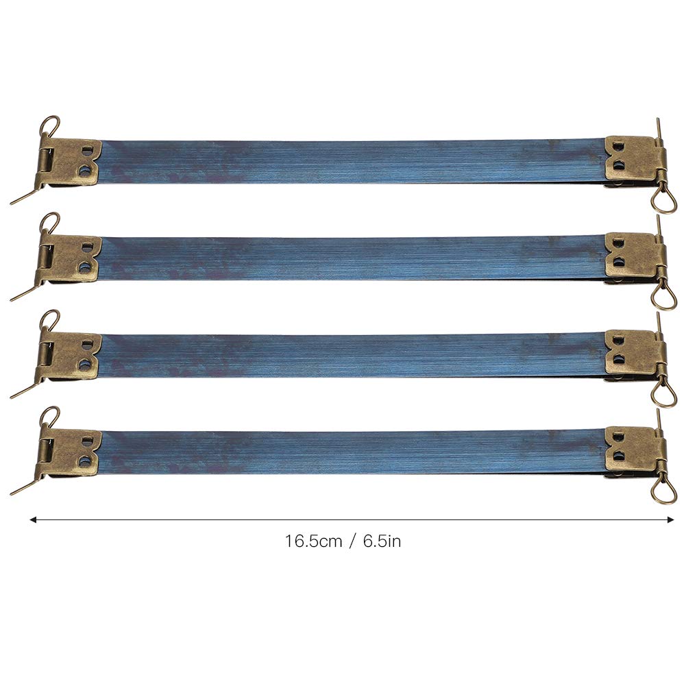 10Pcs Metal Internal Flex Frames with Kiss Clasp for DIY Purse, Bag, Wallet & Shoe Making - Durable Sewing Frame Hinges for Craft Projects, Luggage Accessories - Perfect for Handmade Purses, Tote Bags & Leather Goods