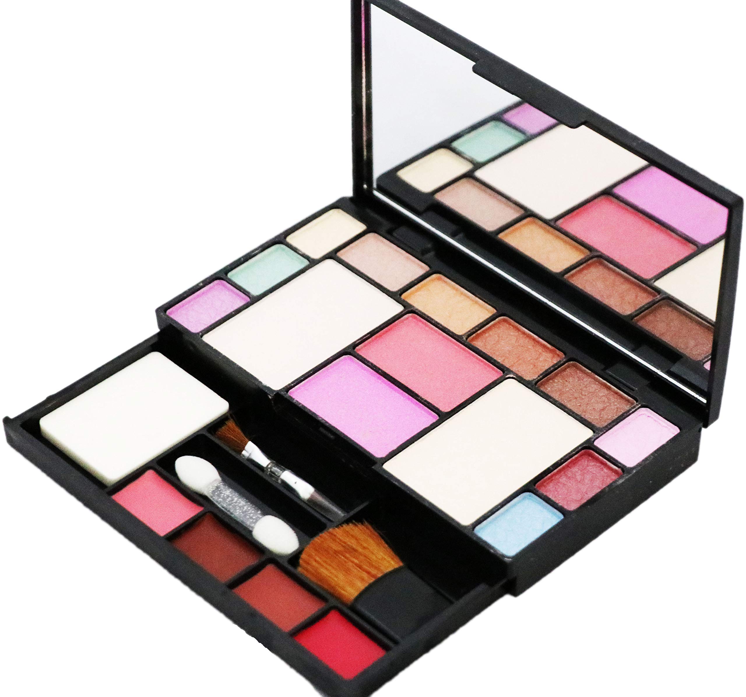 AVEU Fashion Makeup Kit - 10 Color Eye Shadow Palette, 4 Lip Colors, 2 Compact Powders & 2 Blushers | Perfect for Daily Makeup, Party & Professional Looks