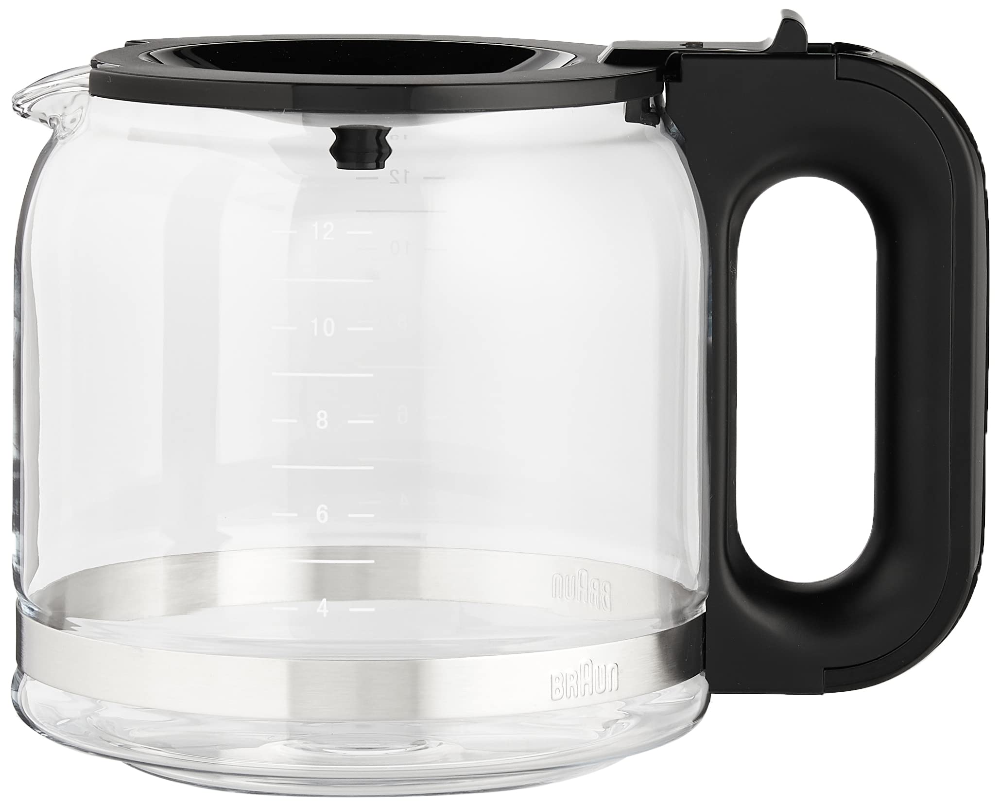 Braun KF7000BK Brew Sense 12-Cup Drip Coffee Maker - Black | Programmable Coffee Machine for Home & Office | Perfect for Morning Brews, Entertaining Guests & Daily Coffee Lovers