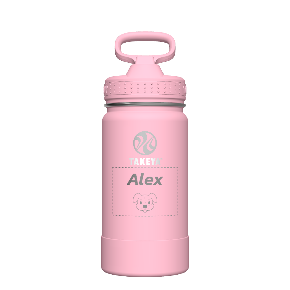 Customized Active Kids Water Bottle with Straw Lid - Leakproof & BPA-Free Sports Water Bottle for School, Outdoor Play & Travel