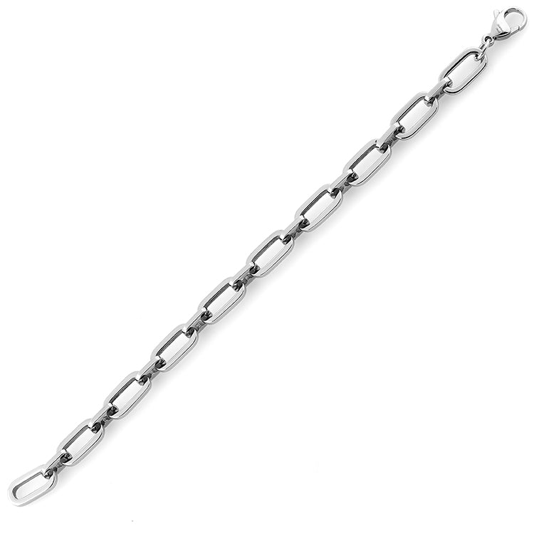 Stainless Steel Cable Chain Link Bracelet for Women & Men - Durable & Stylish Jewelry Gift for Everyday Wear, Parties & Special Occasions