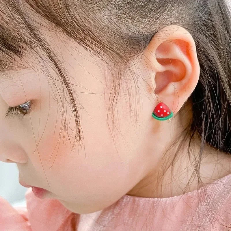 10pcs Cute Girls Earrings Set - Dainty Stud & Hoop Earrings for Teens & Women - Perfect for School, Party & Everyday Wear
