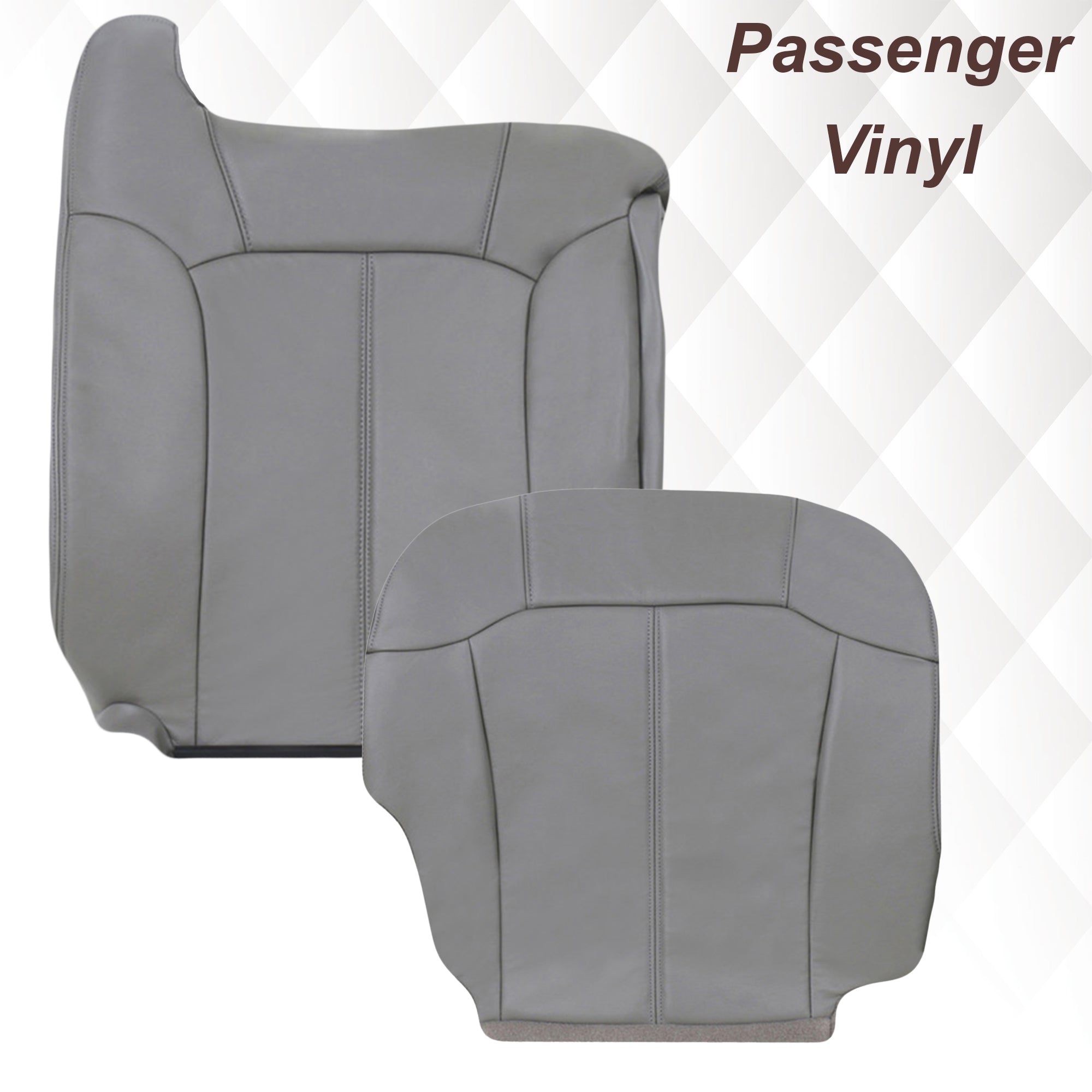 1999-2002 GMC Sierra Custom Fit Seat Covers - Premium Gray Car Seat Protectors for Trucks & SUVs | Durable, Comfortable & Easy to Install | Perfect for Work, Off-Road & Everyday Driving