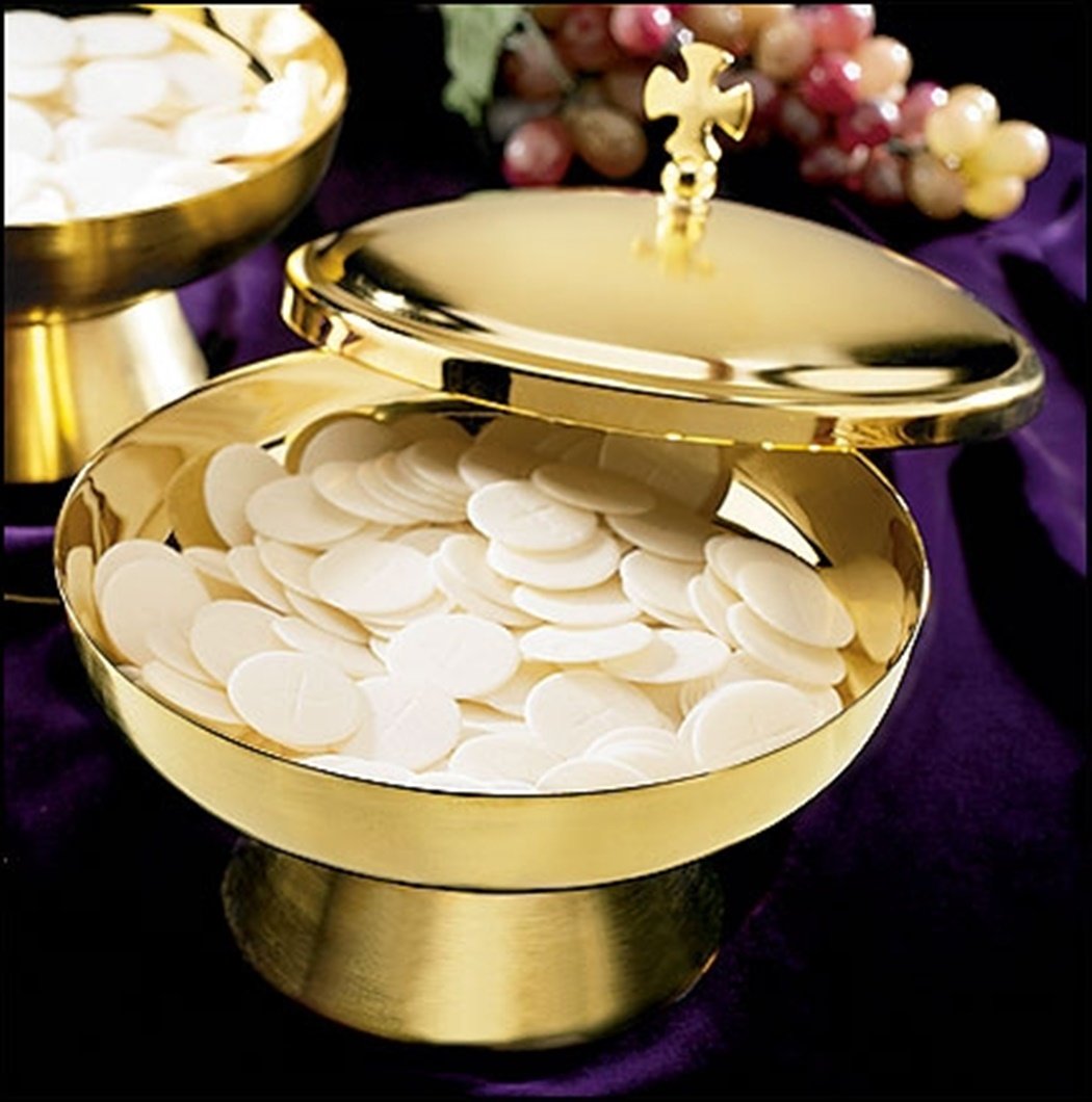 500-Piece Communion Host Set with Cross Top - Perfect for Church Services, First Communion, and Catholic Sacraments