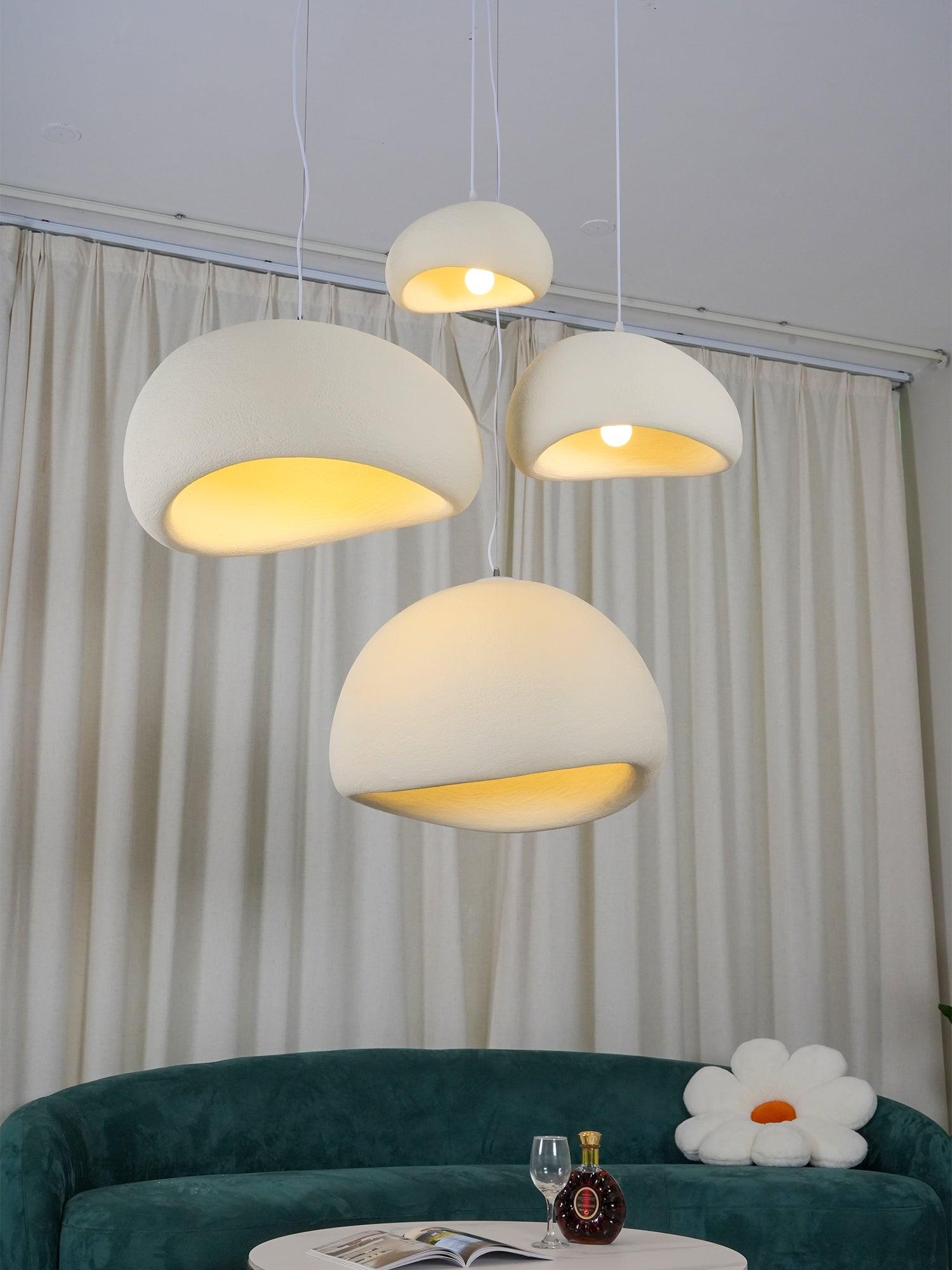 Modern Cloud Pendant Light Fixture - Stylish Hanging Ceiling Lamp for Living Room, Bedroom & Dining Area - Perfect for Home Decor and Ambient Lighting