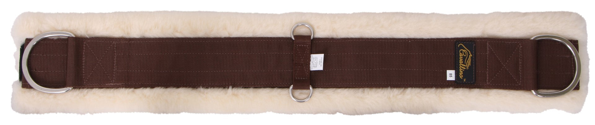Comfi Eze Natural Western Dee Girth for Horses - Comfortable Leather Cinch for Trail Riding & Ranch Work - Perfect for Western Saddles & Equestrian Activities