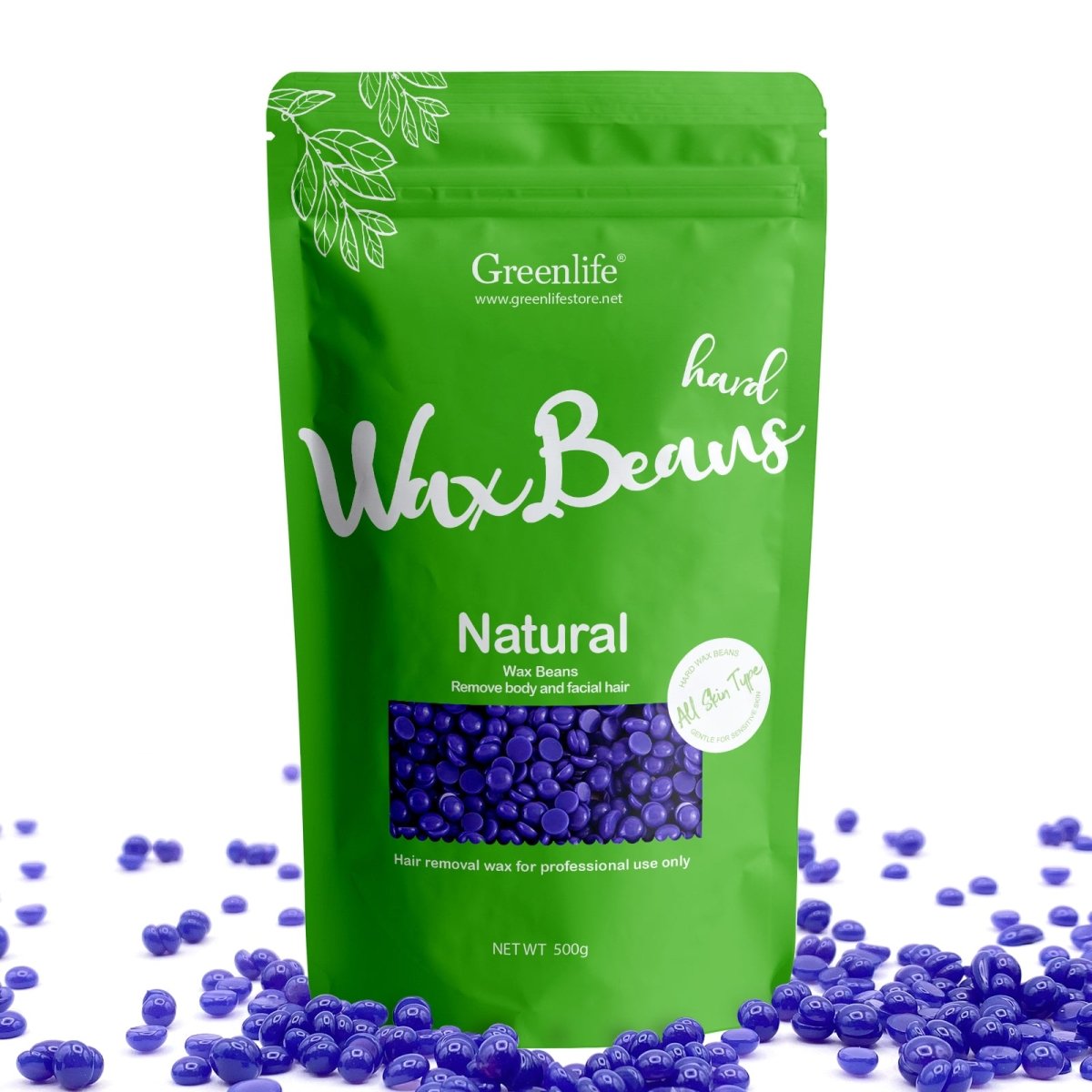 Premium Hard Wax Beans for Hair Removal - Smooth & Painless Brazilian Bikini Waxing at Home - Ideal for Face, Legs, Arms & Sensitive Skin Care