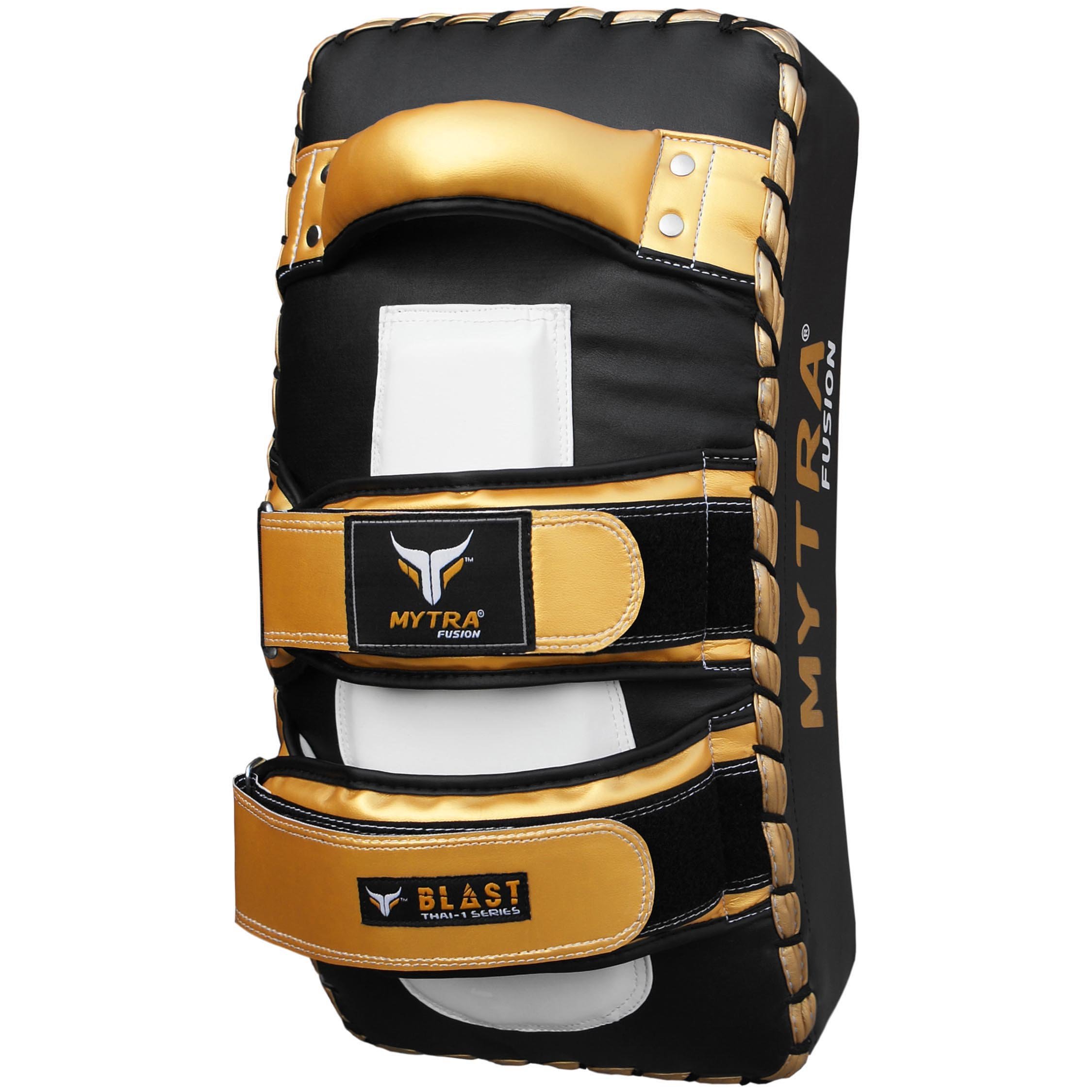 Mytra Fusion Muay Thai Pads - Premium Curved Punching Pads for Boxing, Kickboxing, MMA & Martial Arts Training - Ideal for Home Gym, Combat Sports & Fitness Workouts