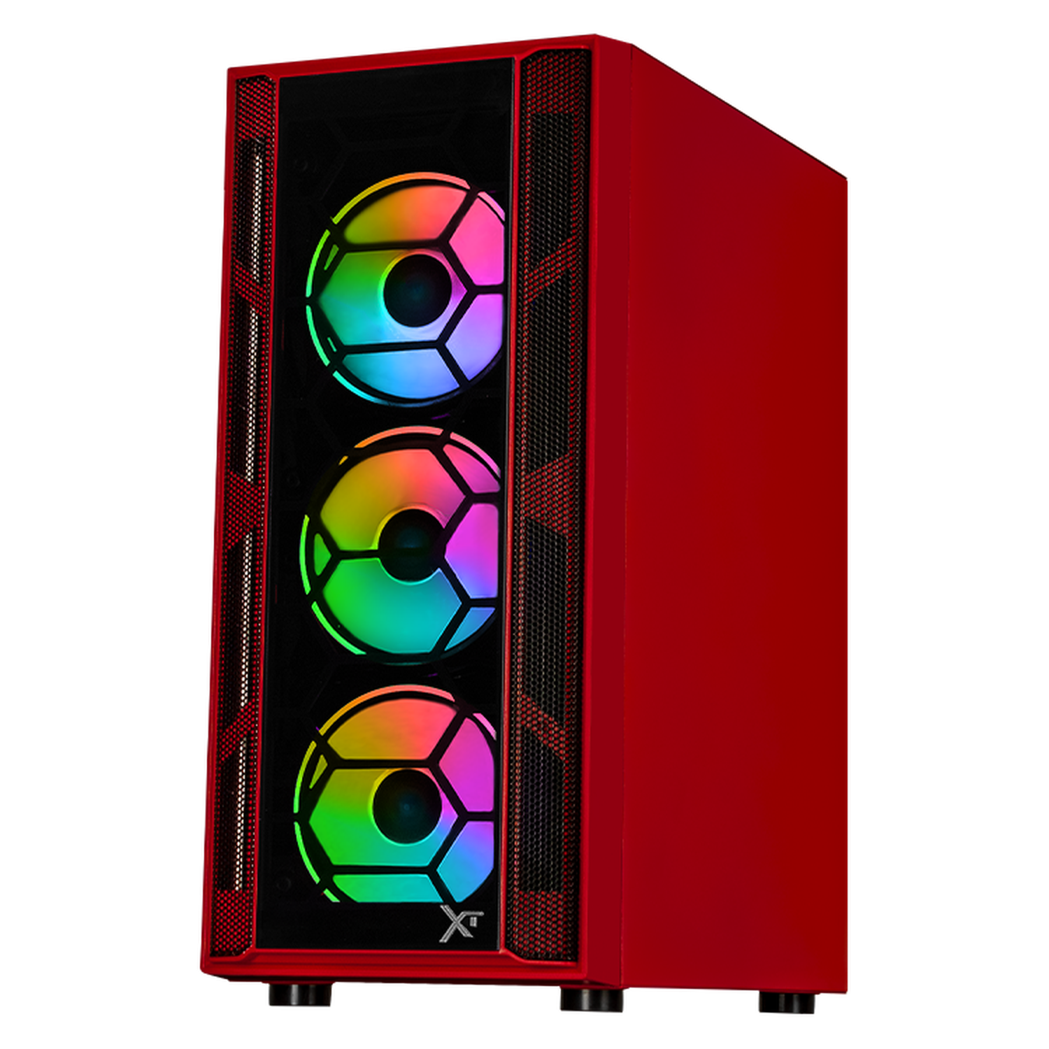 Xtreme PC Gaming Desktop - NVIDIA GeForce RTX 4060, AMD Ryzen 7 5700, 32GB RAM, 1TB SSD, WiFi - Kronos Red | High-Performance Gaming & Streaming PC for Esports & VR